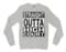 Straight Outta High Court Men/Unisex Long Sleeve Sweatshirt in Ash Color